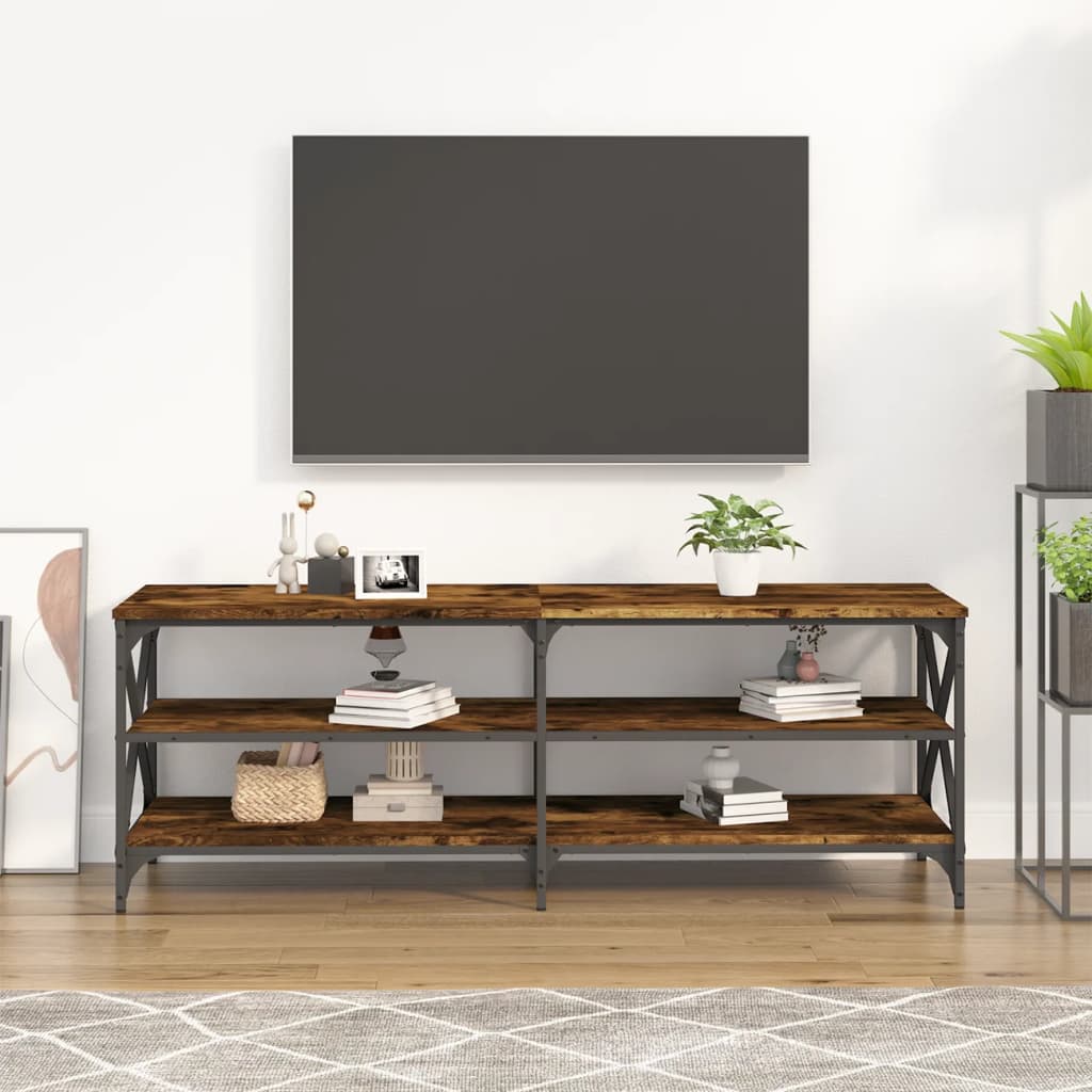 Tv-Meubel 40X40X50 Cm Bewerkt Hout Kleurig