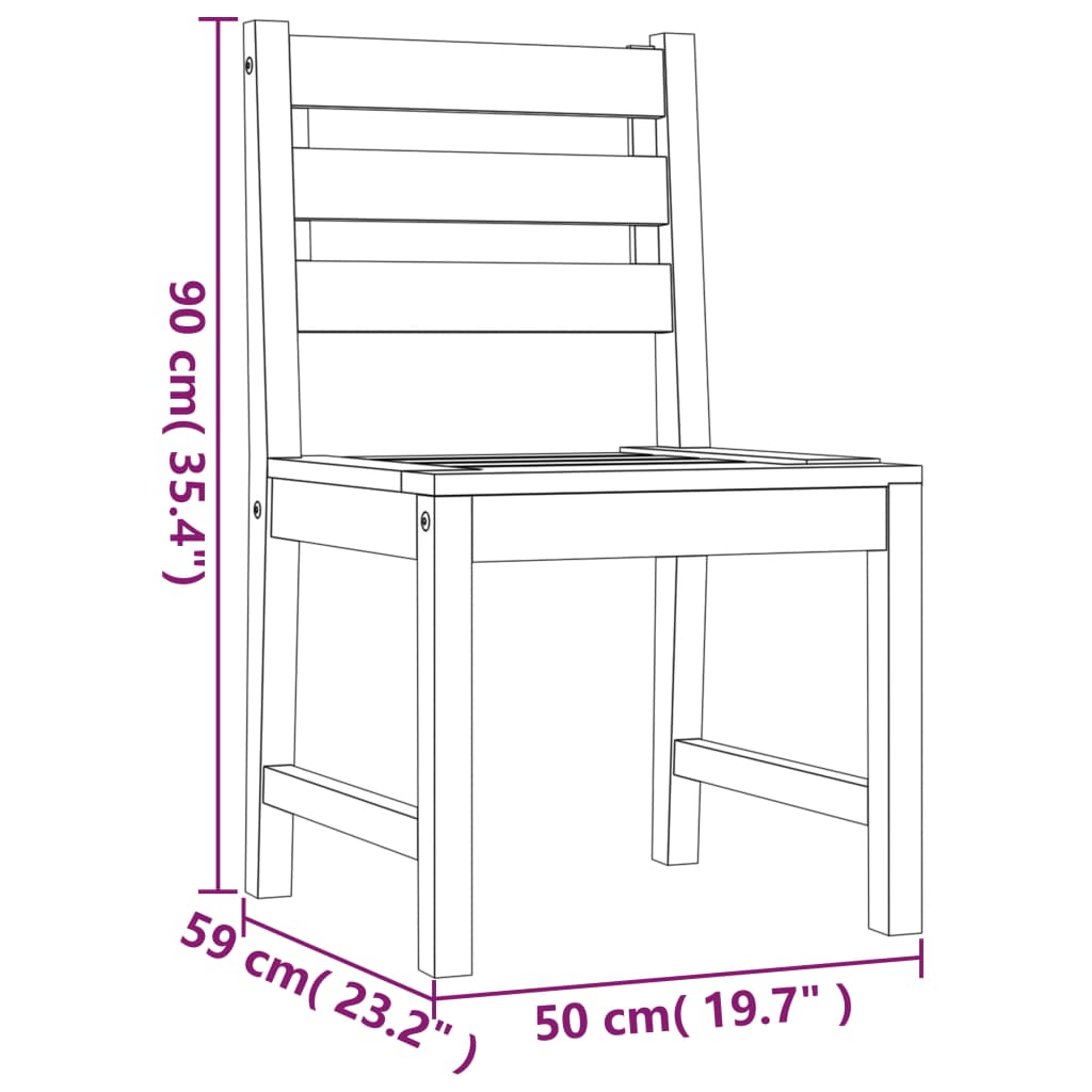 Tuinstoelen Massief Teakhout