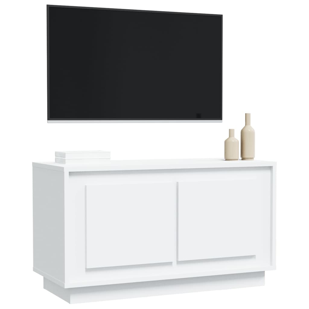 Tv-Meubel 80X35X45 Cm Bewerkt Hout