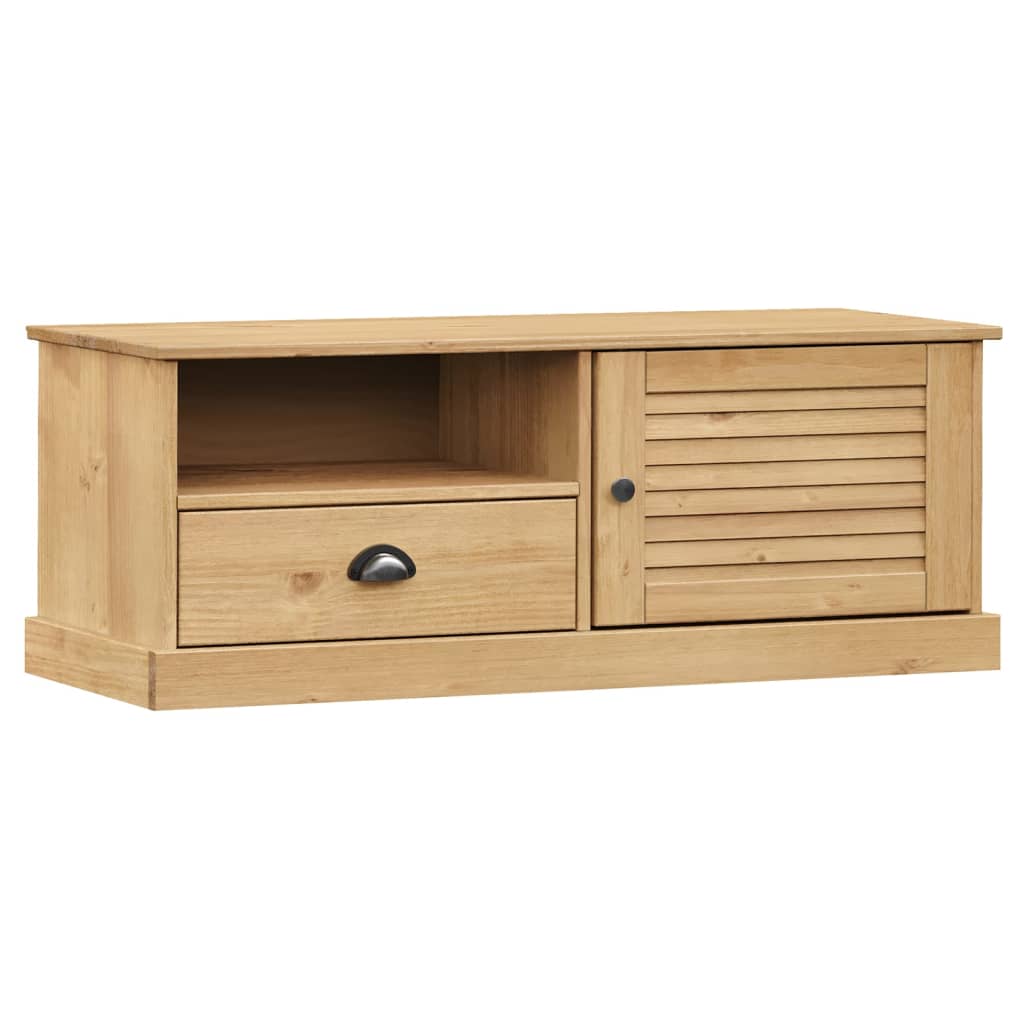 Tv-Meubel Vigo 06X40X40 Cm Massief Grenenhout