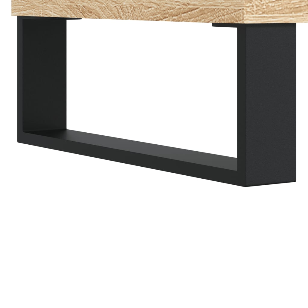 Badkamerkast 58X33X60 Cm Bewerkt Hout Sonoma Eikenkleurig